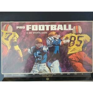 1966 Vintage Pro Football A 3M Sports Game COMPLETE Tabletop Board Game